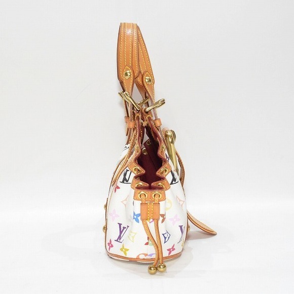 Louis Vuitton Multicolor Theda Canvas Shoulder Bag White - Picture 4 of 6